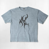ビッグ N ノイズオーバーフィットピグメントTシャツ - 5COLOR