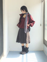 air-shell hooded cropped jacket