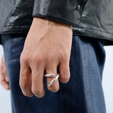 【MADE】 Men's open coil ring glossy