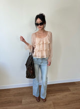 fairy ruffle blouse