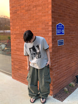 フォアシーズンスタイルウォッシュドビッグカーゴパンツ