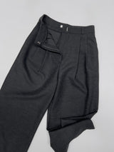 [Setup Available] Pepper Two-Tuck Wide Slacks