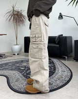 Hetin Utility Pocket Cargo Pants