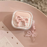 ラブリー ハイティーン チェック ビッグ リボン AirPods ケース