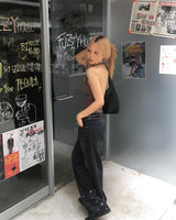メッシュホルタートップ