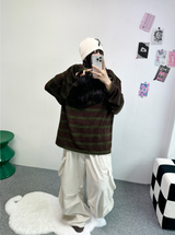 コーデュロイパラシュートカーゴパンツ🩶💚🖤💛 - 4カラーズ