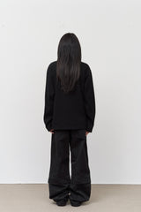 ウェーブニットジップアップ