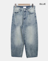 Enon Brushed Wide Denim Pants