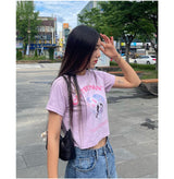 キャット&バニークロップTシャツ [4COLOR]