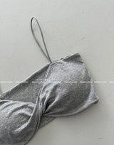 bra top with twisted cap