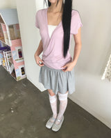 Ladel Wrap Short-Sleeve T-Shirt