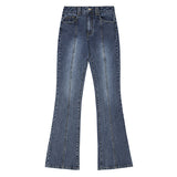 Slit Boots Cut Denim Pants