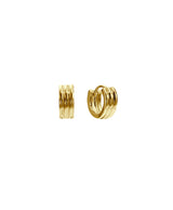 [925 silver] Deux.silver.183 / fort earring (gold)