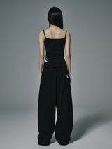 MOON SWEAT PANTS BLACK