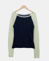 Tarom Raglan Long-Sleeve Knit Top