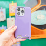 【MADE】カードポケットグロッシーハードフォーンケース( 2 pastel colors)