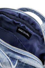 ODDシグネチャーデニムカッティングミニバッグ / ODD Signature Denim Cutting Mini Bag