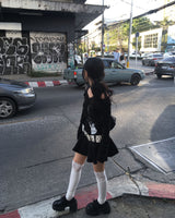 Lace frill knee socks