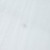 KIRSH PLAIN SEE THROUGH LOOSE FIT SHIRT - SKY 
