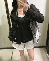 [Layered] リブドホルター ノースリーブTシャツ(5 colors)