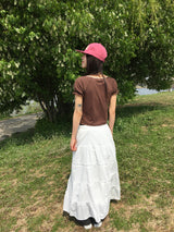 サイドスリットロングスカート (1color)