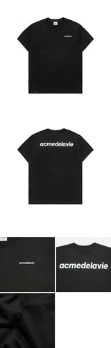 24FW ボールドフォントロゴ半袖Tシャツ (OVERSEAS EXCLUSIVE) ブラック