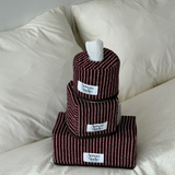 Tissue cover S_terry winepink