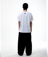 TM クラックTシャツ-WHITE