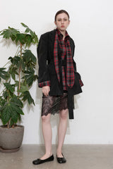 TRENCH BELT JACKET_NAVY