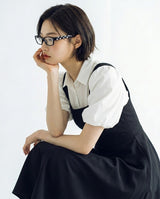 DOT SQUARE GLASSES (2COLOR)