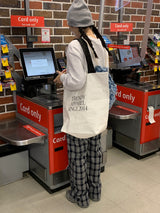 ビノチェックベンディングウエストパンツ