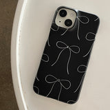 RIBBON ILLUST HARD CASE_BLACK