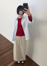 STAR BACK SLIT SKIRT