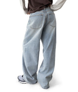 Tendi Fold-Over Wide Jeans