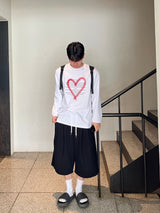 ハートスプレーレタリングロングスリーブ