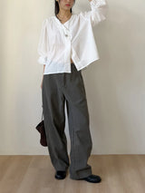 [Unisex] ダイド バレル ワイド デニム パンツ