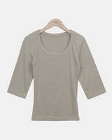 Luhel Round-Neck 7-Sleeve T-Shirt