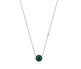 26SS★ [Premium Plating] Pennysense AB(W) Goutte Necklace Malachite