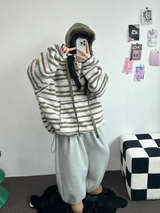スウェットバルーンバックポイントロングパンツ🤎🖤🩶3COLOR