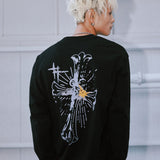 ネオゴシッククロスロングスリーブTシャツ