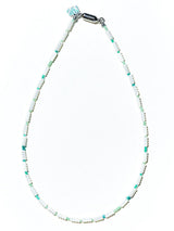 WHiTE & MiNT DRiZZLE NECKLACE #125