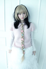 Angora Half-Puff Short-Sleeved Knitwear (2color)