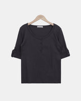 Enda Roll-Up 7-Sleeve T-Shirt