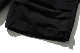 Big Pocket Nylon Bermuda Pants (Black)