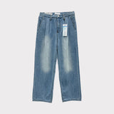 ASCLO Coolever Two Tuck Wide Denim Pants (3color)