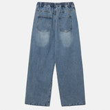 muse wide damage denim pants