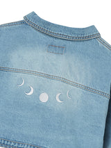 BOLERO SHAPE DENIM JACKET (LIGHT BLUE)