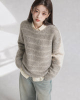 (UNISEX) メロニー ブラッシュ ニット