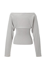 Dewy off top - beige gray 