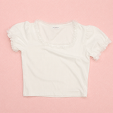 ハニーレースパフTシャツ